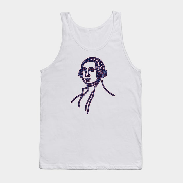 George Washington Line Art V.3 Tank Top by Aeriskate